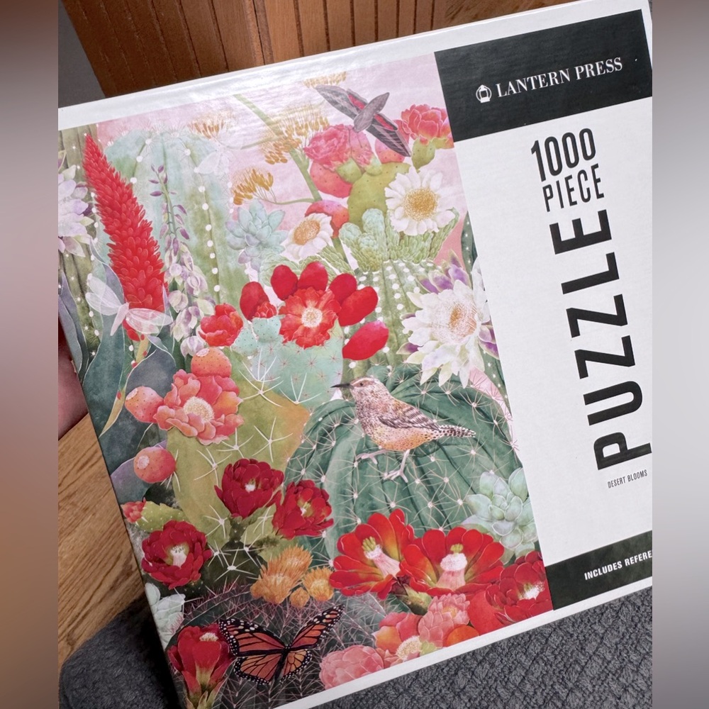 1000 piece puzzle desert blooms